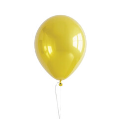 yellow balloon isolated © Menhikki