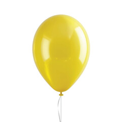 yellow balloon isolated © Menhikki