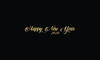 2026 happy new year logo text design set 2026 number design template collection