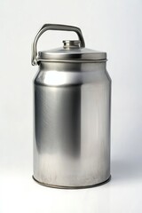 Stainless steel milk can with handle