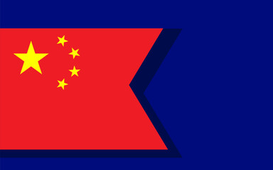 China flag banner vector
Vector banner with flag