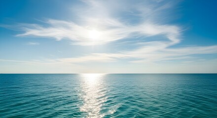 Obraz premium cielo azul océano