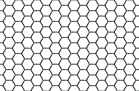Seamless vector leather black and white soccer ball pattern design. Ideal background for soccer ball or football website. Hexagonal cell texture.