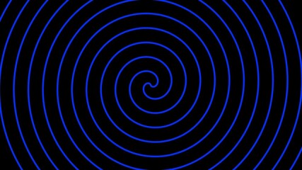 hypnotic blue spiral illusion background - Powered by Adobe