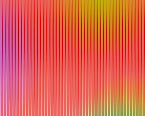 Thousand glass ripple effect background with smooth gradient stripes blending red, orange, yellow, and pink tones for bright modern abstract design and artwork. Vector illustration.