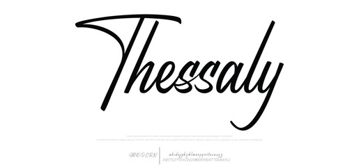 signature Font Calligraphy Logotype Script Brush Font Type Font lettering handwritten