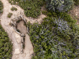 dolmen «Mine of Farangotea», Artajona (Artaxoa) Merindad de Olite, Foral Community of Navarre, Spain