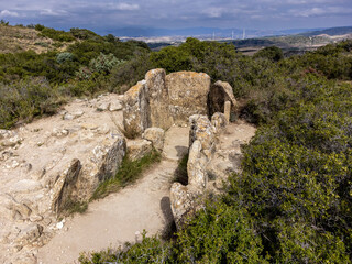 "Portillo de Enériz" dolmen, Artajona (Artaxoa) Merindad de Olite, Foral Community of Navarre, Spain