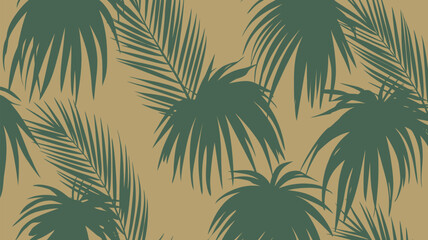 Elegant tropical vibe with palm leaves pattern, perfect for summer designs or a touch of nature in your projects, creating a relaxing paradise