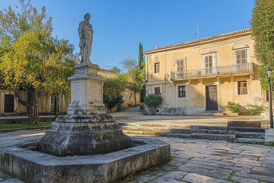 The Museum of Asian Art of Corfu is located within the Palace of St. Michael and St. George in Kerkyra, Greece, in the Ionian Islands