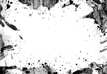 Naklejka premium grunge ink splat background