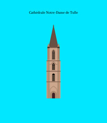 Cath&eacute;drale Notre-Dame de Tulle, France