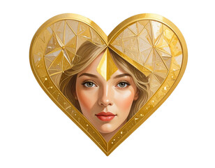 Happy Blue Cloud with Kawaii Face on White Background