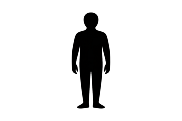 Silhouette of a person standing, a symbol of mystery, anticipation, and the power of individual presence