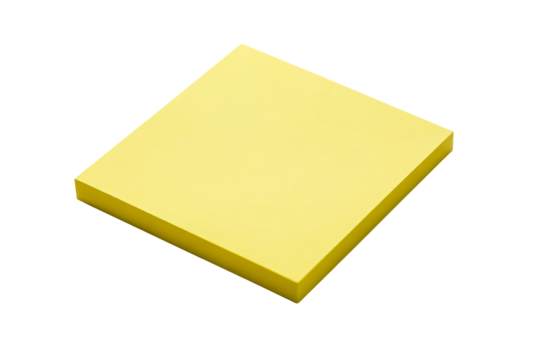 Vibrant yellow sticky notes ready for important reminders, creative brainstorming, and effective task management on black backdrop