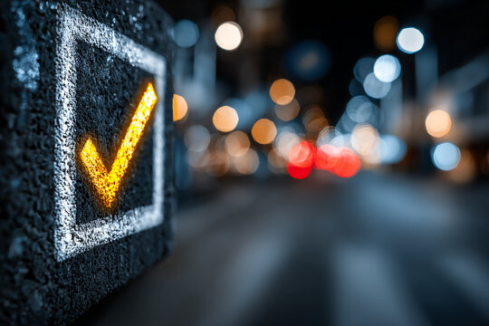 Corporate compliance and regulation concept. Illustration of governance, standards, and ethical business practices on a blurred background.