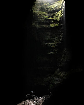 Paisaje de la cueva la Tronera, ubicada en el municipio del Pe&ntilde;&oacute;n, Santander