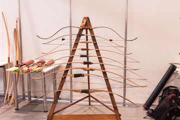 Arrow. Archery. Bow for sport shooting.