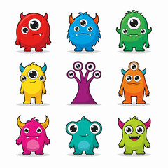 Monster Set! A collection of monster characters
