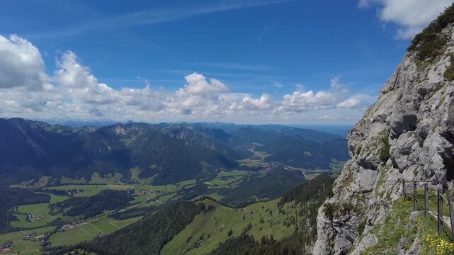 Blick vom Wendelstein in Tal