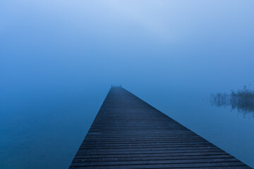 Obraz premium Altaussee – a picturesque village and lake of the same name in Austria