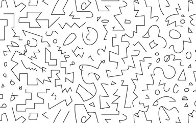 Abstract Seamless Pattern with Geometric Shapes a Retro Inspired Design for Modern Backgrounds and Creative Projects wallpaper textile surface design