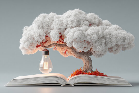 Conceptual image highlighting education, research, and information exchange.