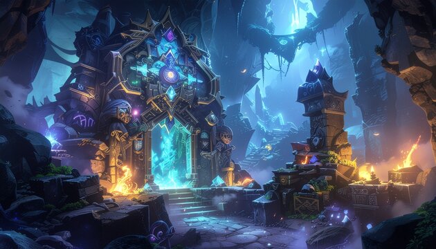 Dark portal to the underworld