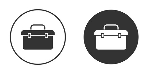 Toolbox icon. filled flat sign for mobile concept. Vector graphics