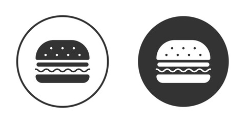 Hamburger icon. filled flat sign for mobile concept. Vector graphics