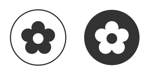 Flower icon. filled flat sign for mobile concept. Vector graphics