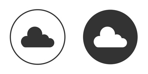 Clouds icon. filled flat sign for mobile concept. Vector graphics