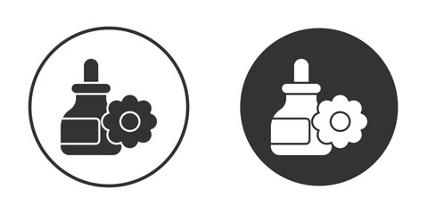 Bach flowers icon. filled flat sign for mobile concept. Vector graphics