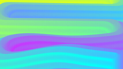 Colorful Gradient Abstract Wavy Background
