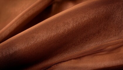 Brown Fabric Texture Background Macro