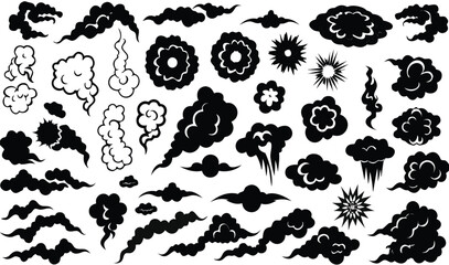 "Halloween 2025 Cloud and Sun Silhouettes: Spooky Sky Elements for Decor and Art | Creepy Weather Design Ideas"