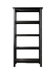 empty wooden shelves