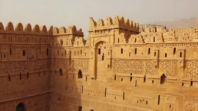 sandstones of jaisalmer fort rajasthan architecture video