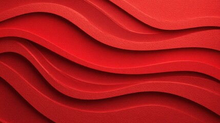 A red and white striped pattern with a red background. The stripes are wavy and the background is red