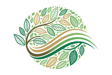 vector illustration of an abstract floral background