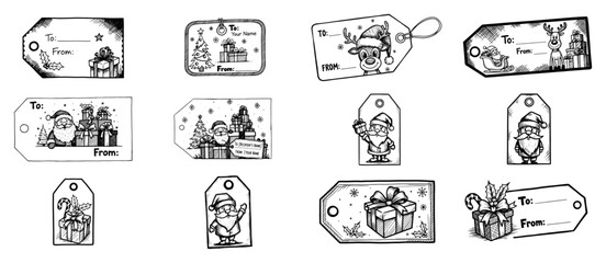 Christmas Gift Tags Assorted Set