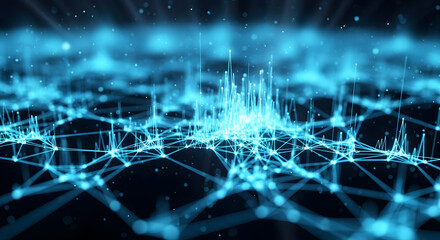 Future Tech Light Grid Vol. 03 – Abstract Digital Network Background