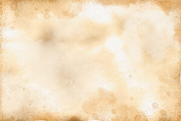 A textured aged parchment paper background with subtle stains and a warm light brown hue evoking a vintage feel