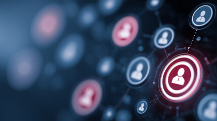 Network of Connected People Icons