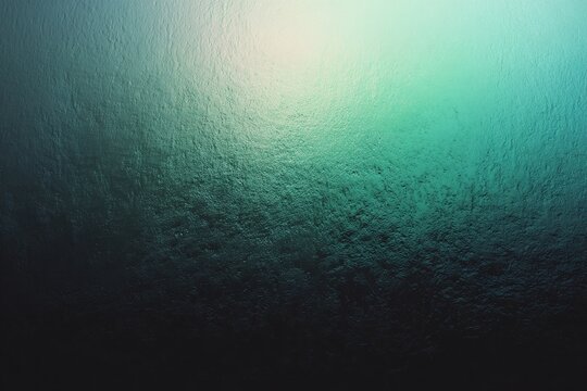 Mystical Ocean Water Abstract: Serene Teal Sea Reflections with Deep Blue Green Gradient and Tranquil Aesthetic Photography Elements