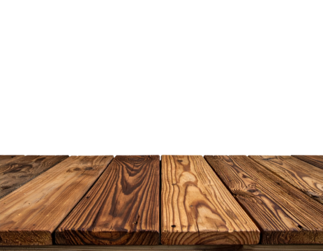 Close-up shot of weathered wooden planks against a stark black background