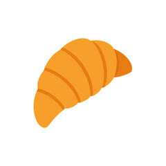 croissant icon clipart vector on transparent background