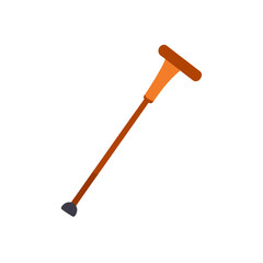 crutch icon clipart vector on transparent background