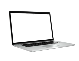 A digital workstation device with a black screen, showing the keyboard and screen frame