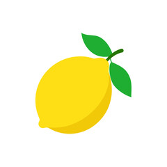 lemon icon clipart vector on transparent background